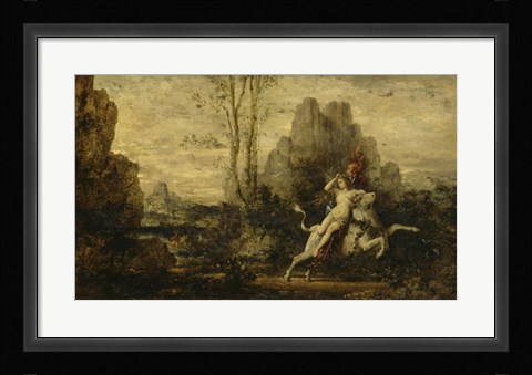 Framed Abduction Of Europa, 1869 Print