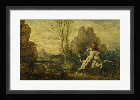 Framed Rape Of Europa, 1869 Print