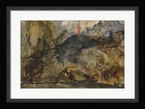 Framed Dante And Virgil Print