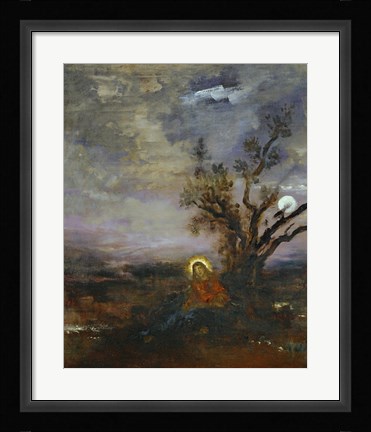 Framed Christ On the Mount Of Olives, 1875-1880 Print