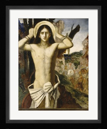 Framed Saint Sebastian Print