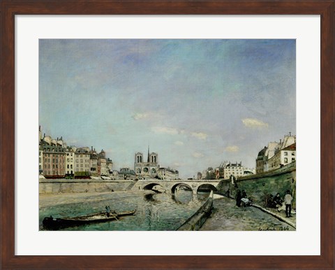 Framed Paris, 1864 Print
