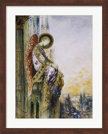 Framed Traveling Angel Print