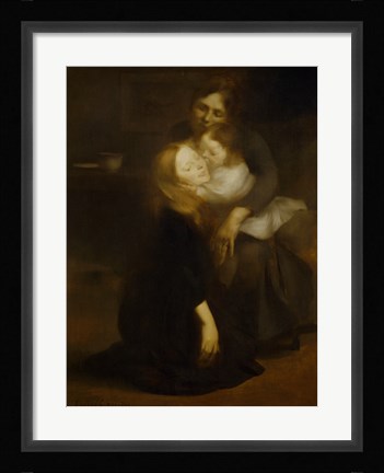 Framed Intimacy, Also Called The Big Sister, 1889 Print