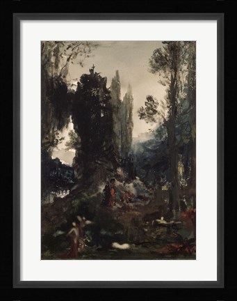 Framed Chimeras (Les Chimeres) Print