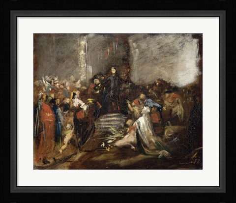 Framed Prince Imperial Distributing Awards At The Exposition Universelle Of 1867 Print