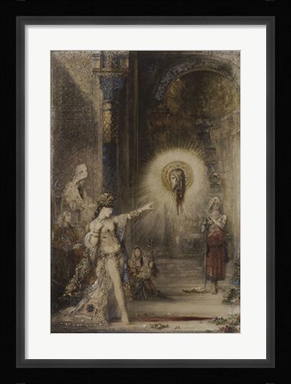 Framed L'Apparition, 1876 Version Print