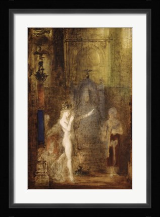 Framed Salome Dancing Before Herod Print