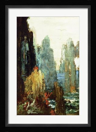 Framed Sirens, 1890 Print