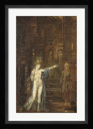 Framed Salome Dancing, 1876 Print