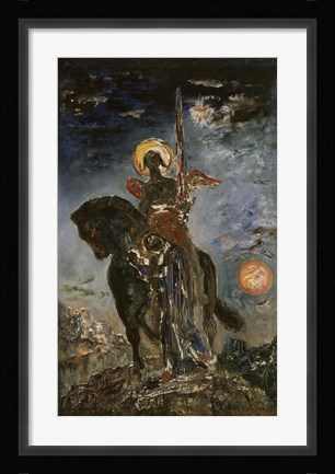 Framed Fate And The Angel Of Death Print