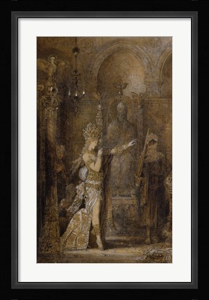 Framed Study For Salome Print