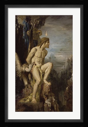 Framed Prometheus, 1868 Print