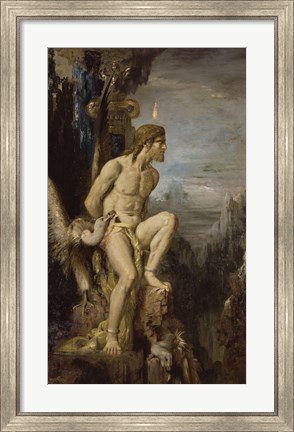 Framed Prometheus, 1868 Print