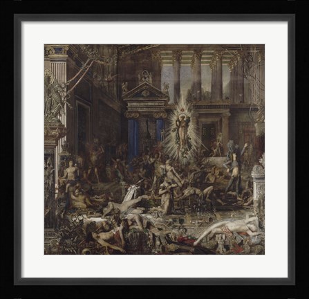 Framed Pretenders (Les Pretendants), 1852 Print