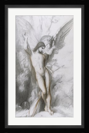 Framed Saint Sebastian Sketch Print