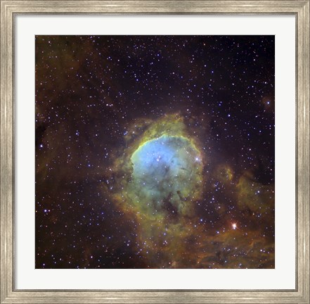Framed NGC 3324, also known as the Gabriela Mistral Nebula located in the Constellation Eta Carinae Print