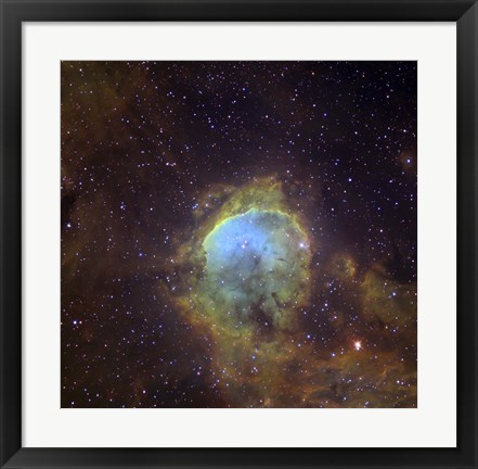 Framed NGC 3324, also known as the Gabriela Mistral Nebula located in the Constellation Eta Carinae Print