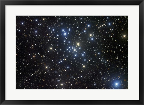 Framed M41, a bright open star cluster located in the Constellation Canis Major Print