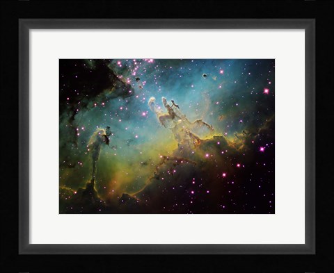 Framed M16 the Eagle Nebula Print
