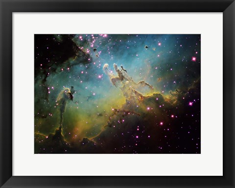 Framed M16 the Eagle Nebula Print