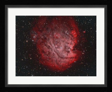 Framed NGC 2174, the Monkey Head Nebula with IC 2159 Nebulosity Print