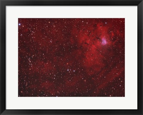Framed Emission Nebula iin Perseus Print