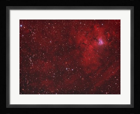 Framed Emission Nebula iin Perseus Print