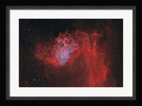 Framed Flaming Star Nebula II Print