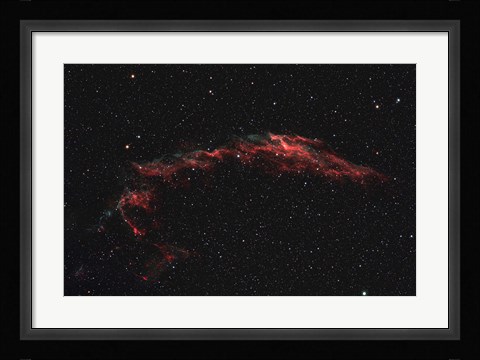 Framed NGC 6992, The Eastern Veil Nebula Print