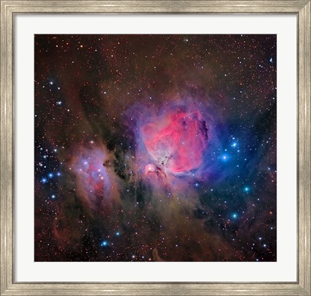 Framed Messier 42, the Orion Nebula II Print