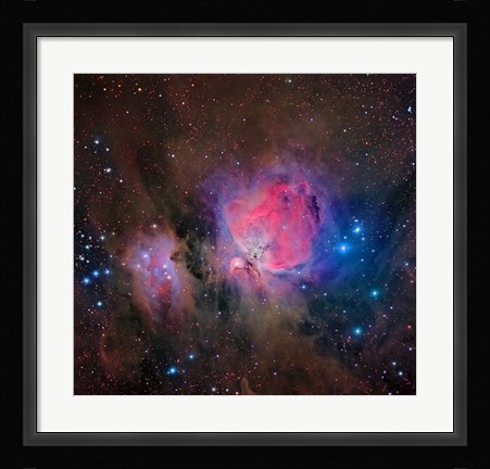 Framed Messier 42, the Orion Nebula II Print