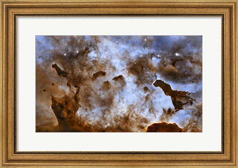 Framed Carina Nebula Star-Forming Pillars Print