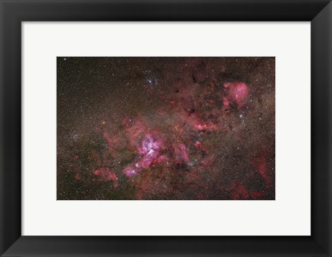 Framed NGC 3372, The Eta Carinae Nebula I Print