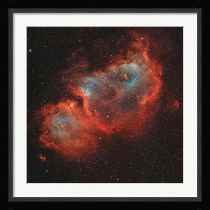 Framed IC 1848, the Soul Nebula Print