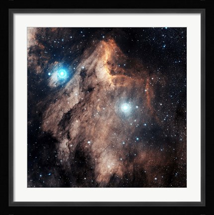 Framed Pelican Nebula III Print