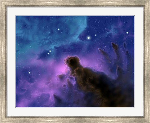 Framed Our Sun may have formed from a protostellar Nebula like this one Print
