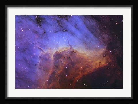 Framed Pelican Nebula I Print