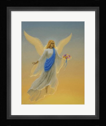 Framed Morning Angel Print