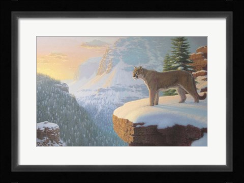 Framed Winter Watch Print