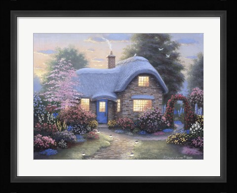 Framed Hutchinson Cottage Print