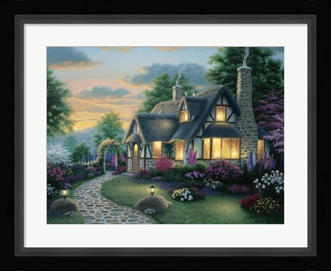Framed Austin Cottage Print