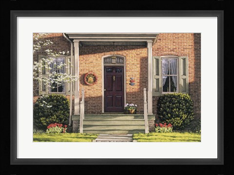 Framed Welcome Home Spring Print