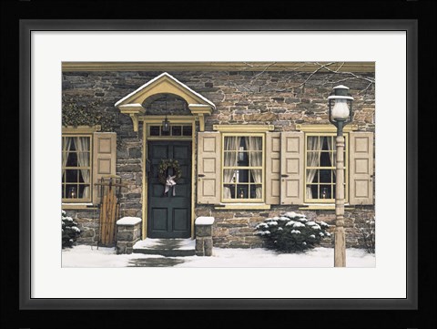 Framed Welcome Home Winter Print