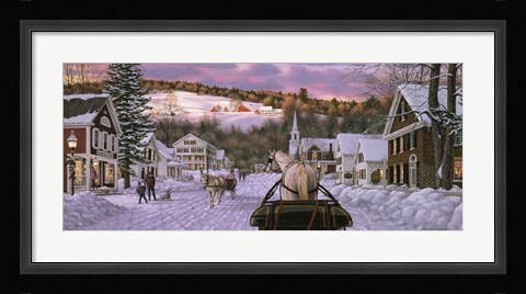 Framed Sleigh Bells Too Print