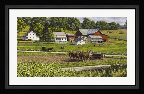 Framed While The Sun Shines Print