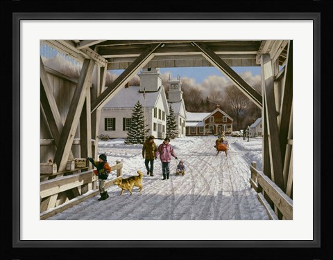 Framed Letter For Santa Print