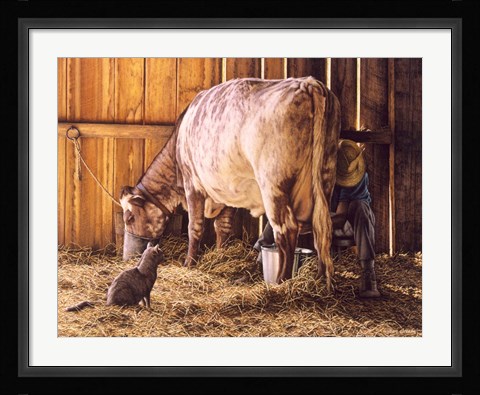 Framed All In Good Time Print