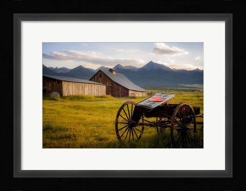 Framed Older Times Print