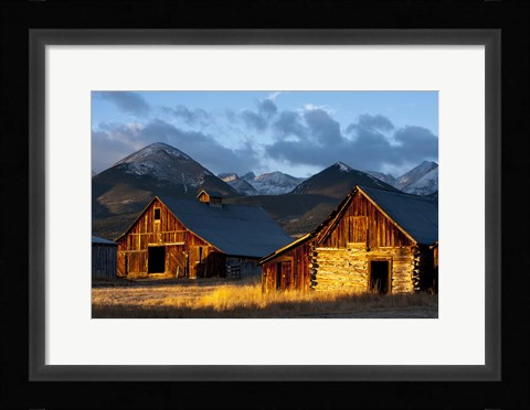 Framed Wet Mountain Valley Sunrise Print